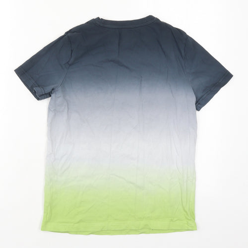 Tesco Boys Green  Cotton Basic T-Shirt Size 9-10 Years Crew Neck Pullover - Xbox Gaming