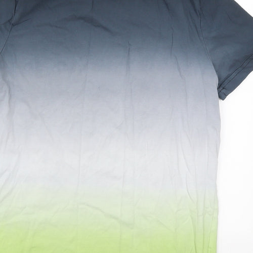 Tesco Boys Green  Cotton Basic T-Shirt Size 9-10 Years Crew Neck Pullover - Xbox Gaming