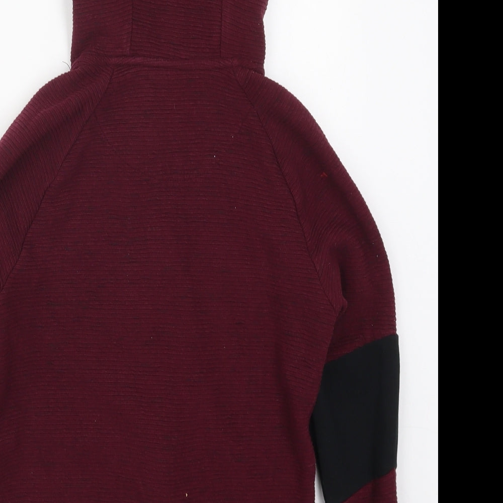 F&F Boys Purple  Cotton Full Zip Hoodie Size 9-10 Years  Zip - Urban Style