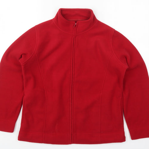 Isle Womens Red   Jacket  Size 14  Zip