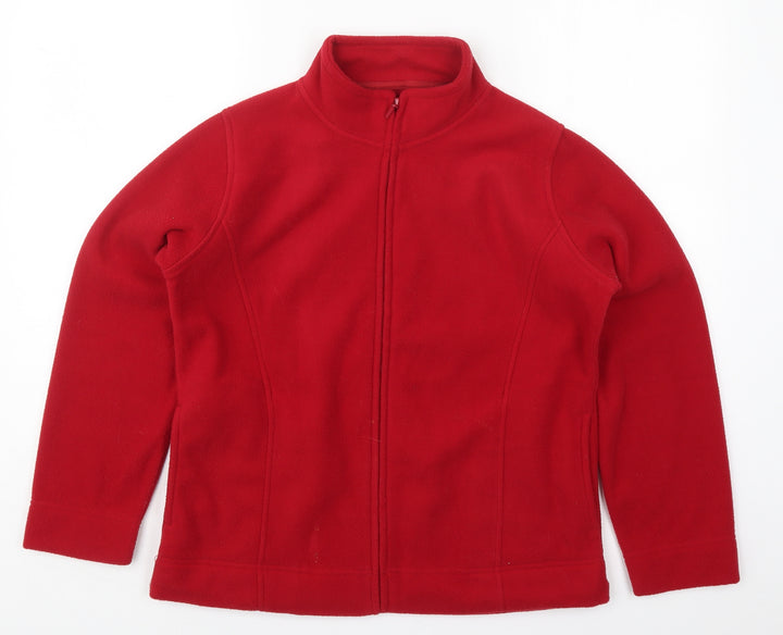 Isle Womens Red   Jacket  Size 14  Zip
