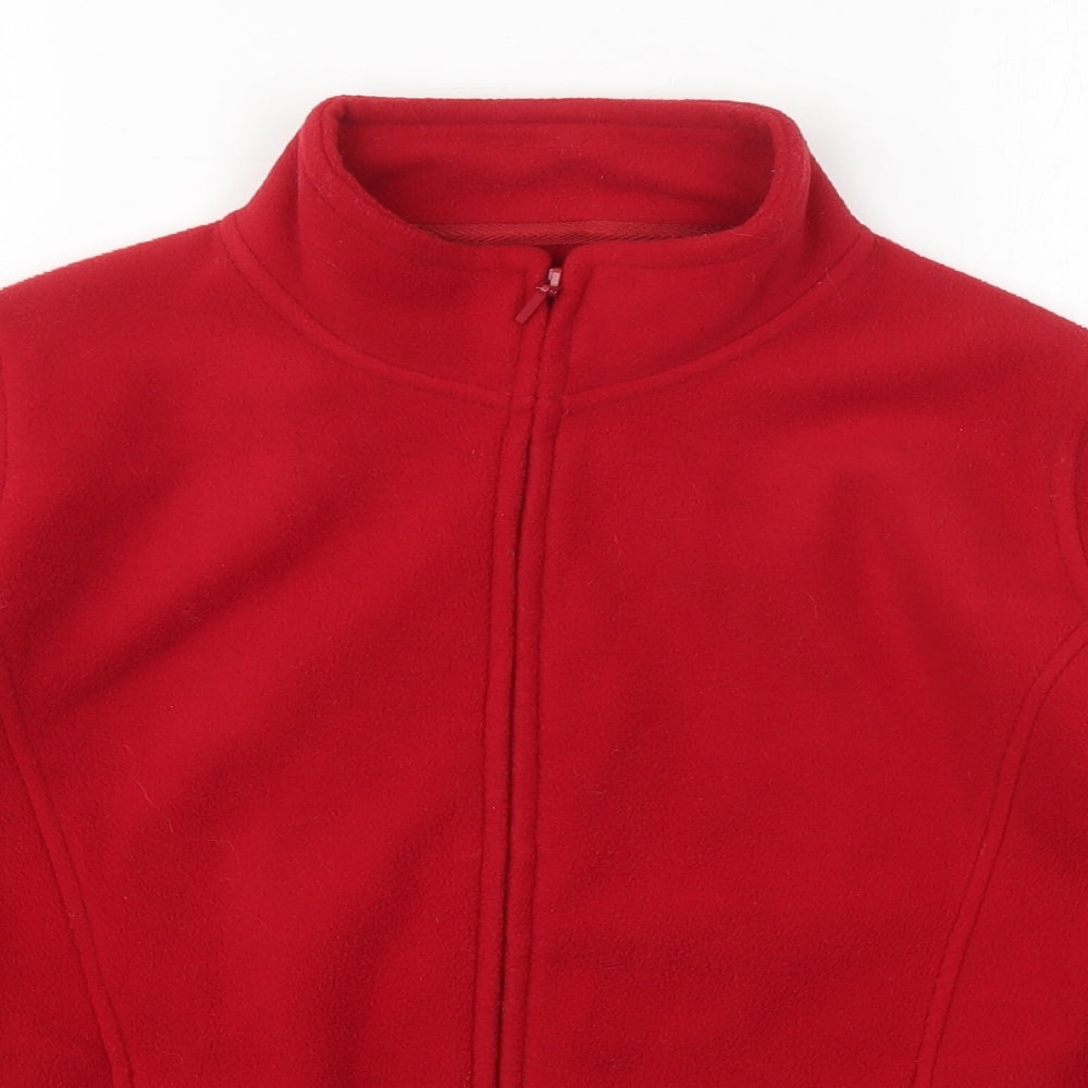 Isle Womens Red   Jacket  Size 14  Zip