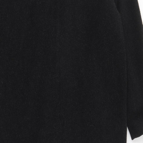 Edinburgh Womens Grey   Overcoat Coat Size 10  Button