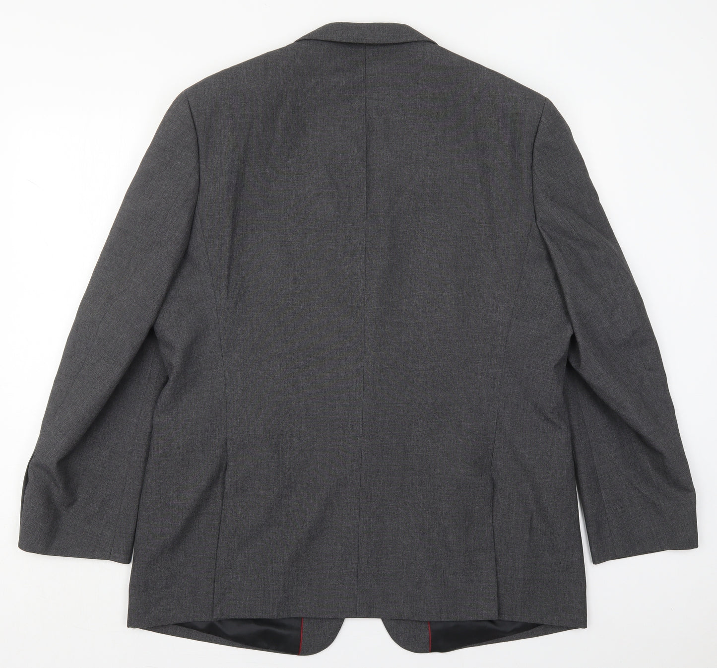 Marks and Spencer Mens Grey  Polyester Jacket Suit Jacket Size 46