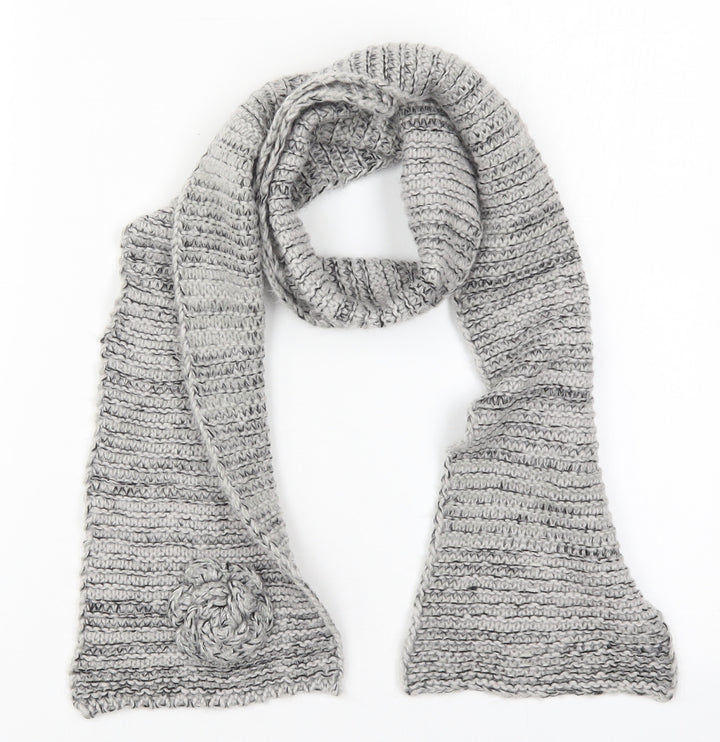 Matalan Womens Grey Acrylic Scarf