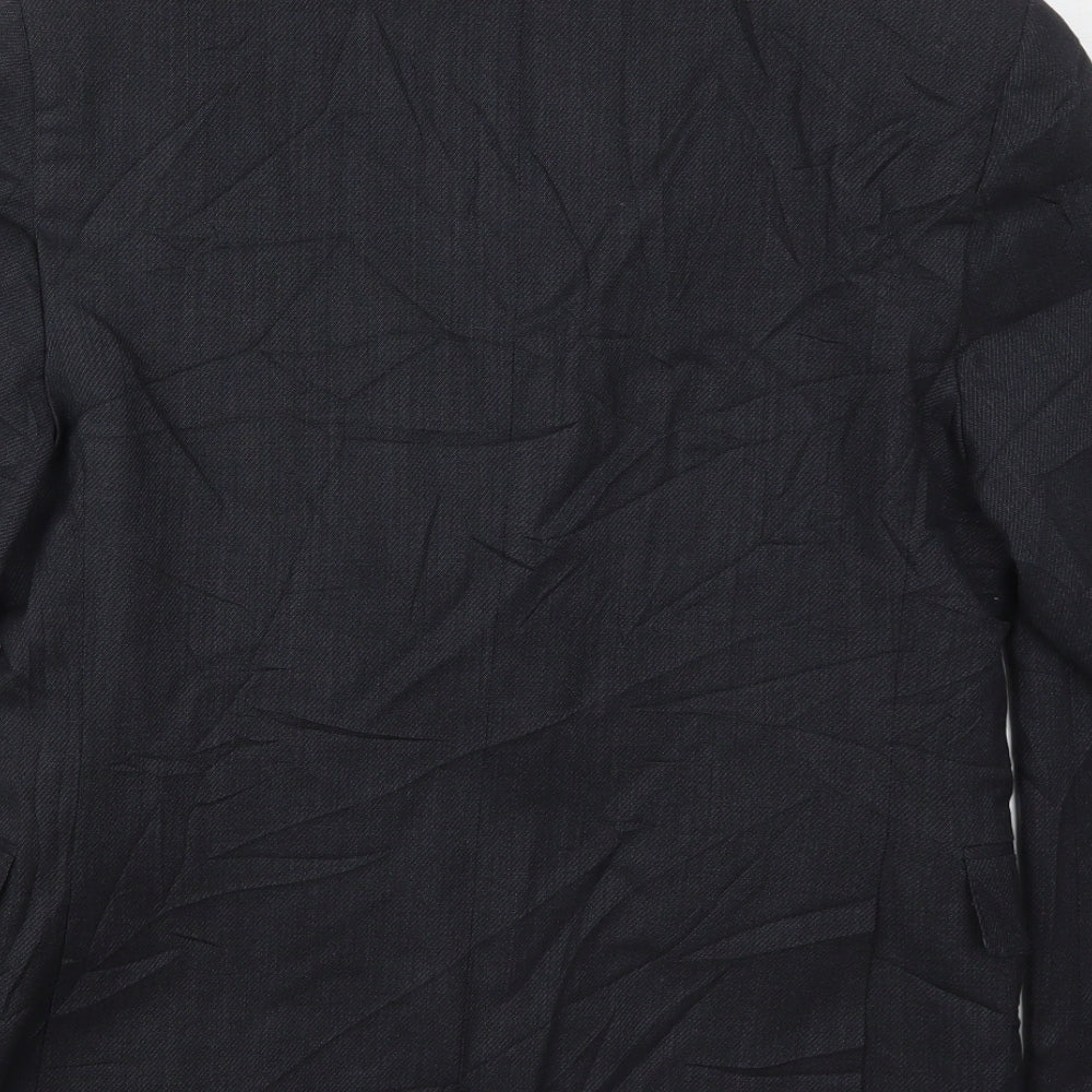 Marks and Spencer Mens Grey  Wool Jacket Suit Jacket Size 38
