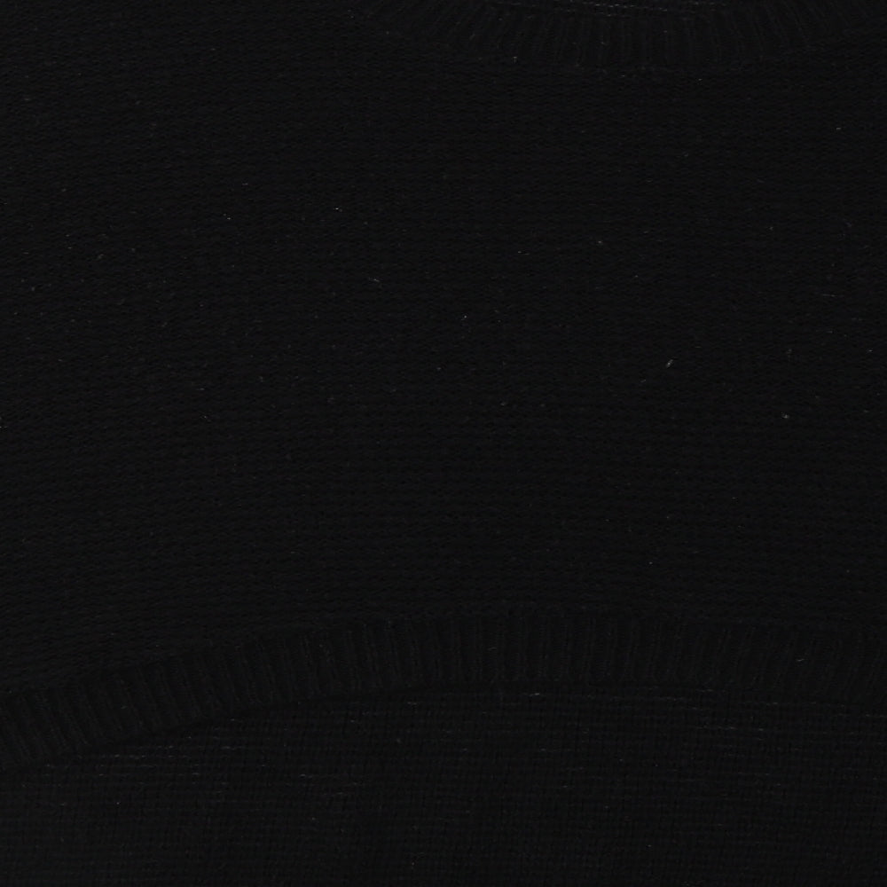 Papaya Womens Black  Acrylic Basic T-Shirt Size 20 Round Neck