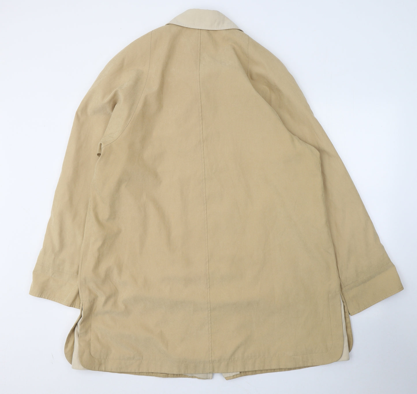 Holmewood Womens Beige   Overcoat Coat Size 14  Button