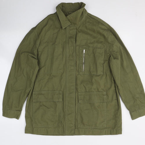 Primark Womens Green   Jacket  Size 14  Button