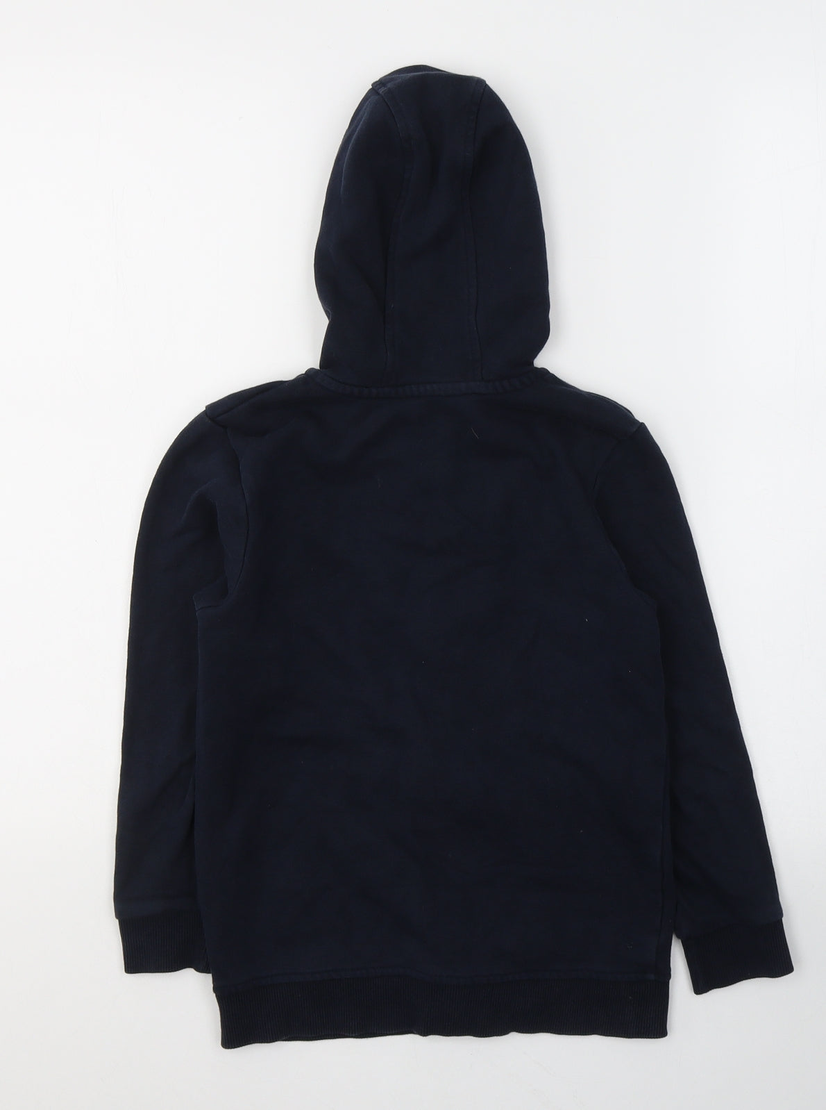 George Boys Blue  Cotton Full Zip Hoodie Size 6-7 Years  Zip