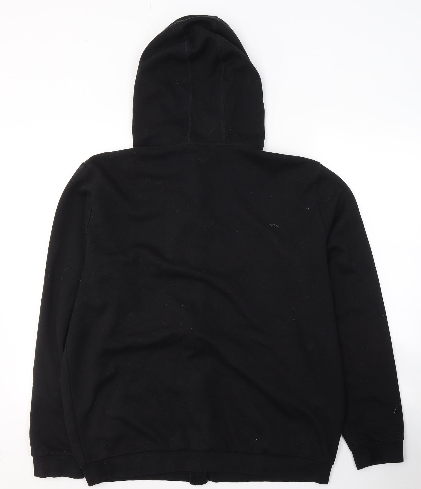 Crivit Mens Black  Polyester Full Zip Hoodie Size XL