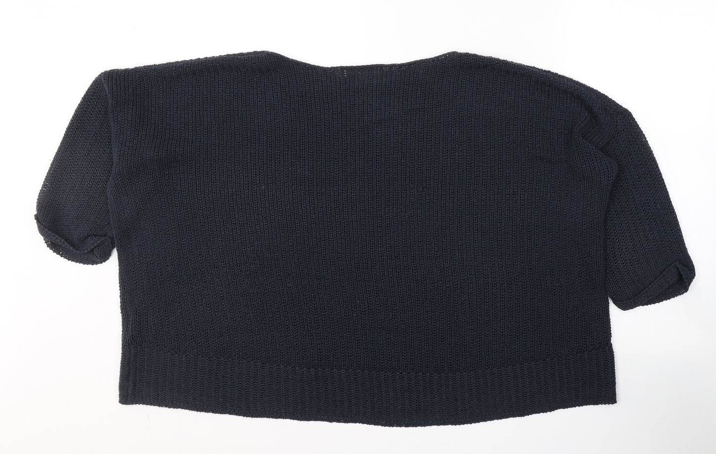 RJR.John Rocha Womens Blue Boat Neck  Acrylic Pullover Jumper Size 20