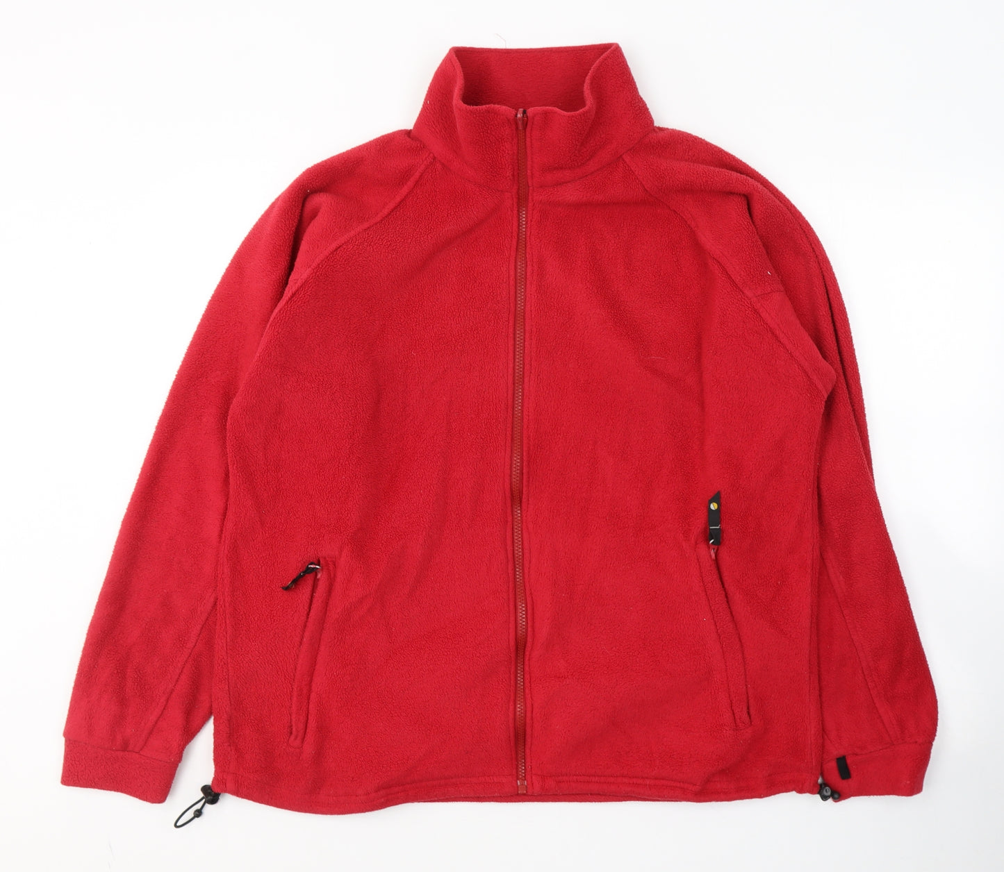 Regatta Mens Red  Polyester Full Zip Sweatshirt Size L