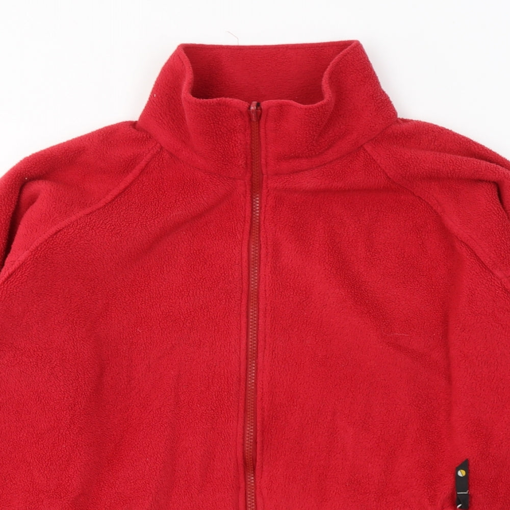 Regatta Mens Red  Polyester Full Zip Sweatshirt Size L