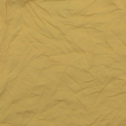 F&F Boys Yellow  Cotton Jersey T-Shirt Size 9-12 Months Round Neck Snap - I love my mummy