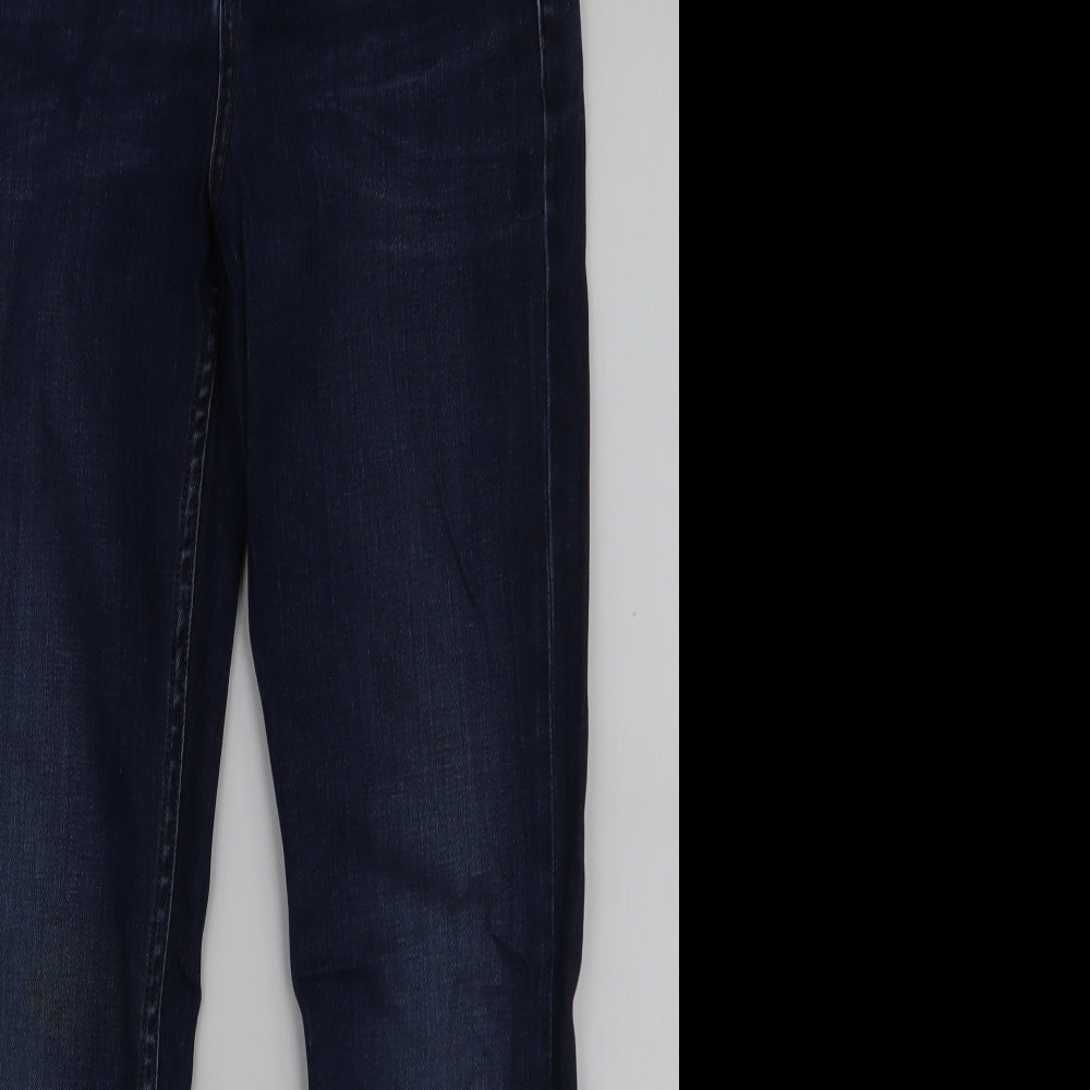 GUESS Womens Blue  Cotton Skinny Jeans Size 26 in L27 in Slim Zip