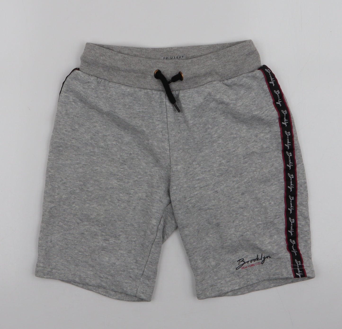 Primark Boys Grey  Cotton Sweat Shorts Size 8-9 Years  Regular Drawstring