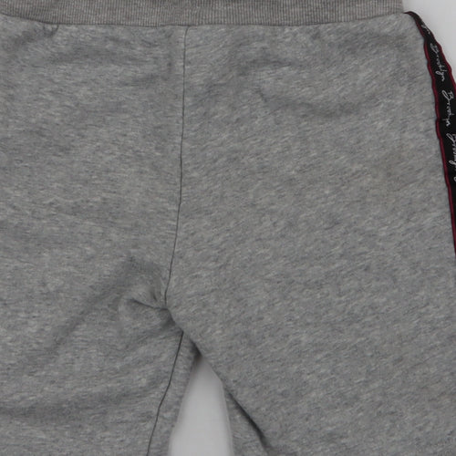 Primark Boys Grey  Cotton Sweat Shorts Size 8-9 Years  Regular Drawstring
