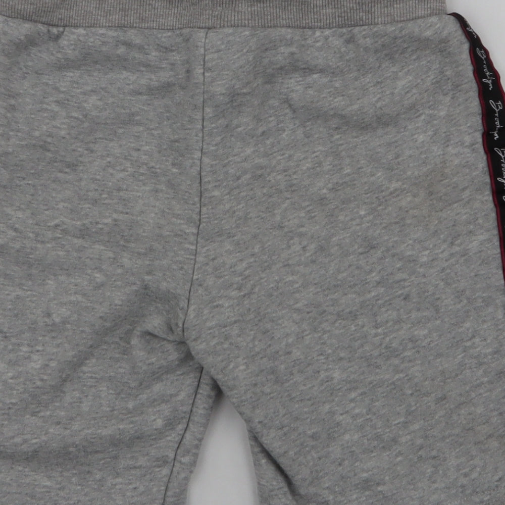 Primark Boys Grey  Cotton Sweat Shorts Size 8-9 Years  Regular Drawstring