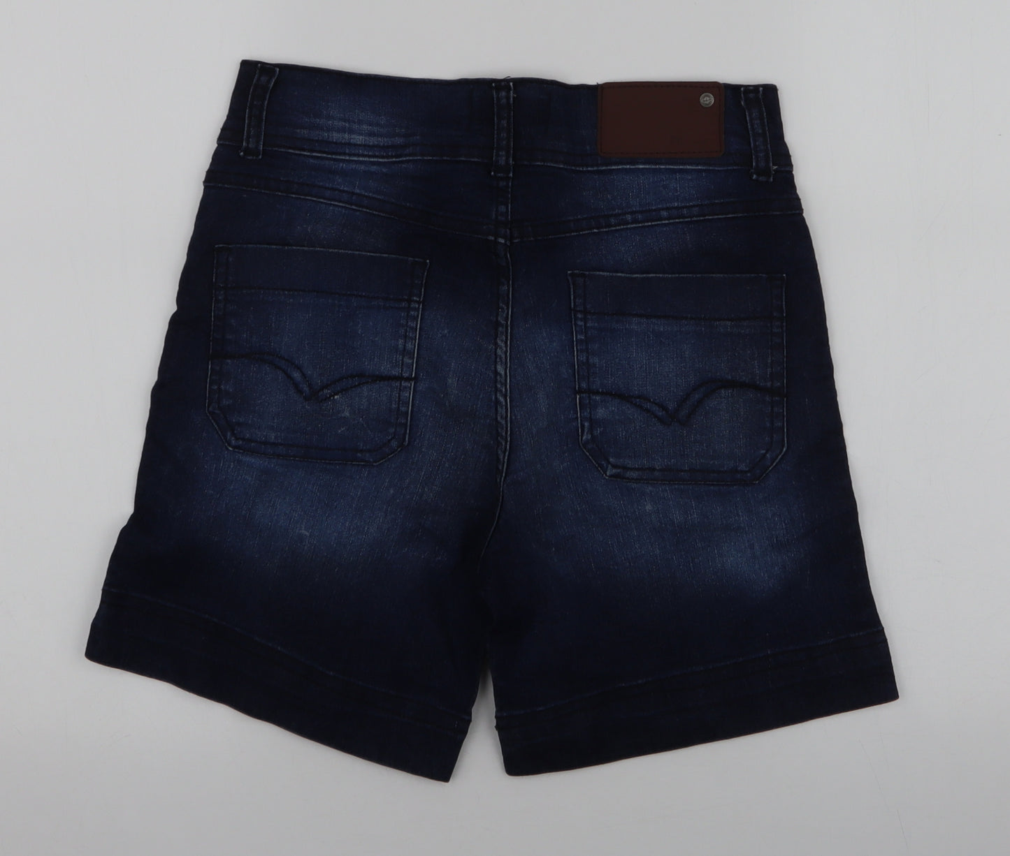 Lee Cooper Womens Blue  Cotton Hot Pants Shorts Size 10 L6 in Regular Zip