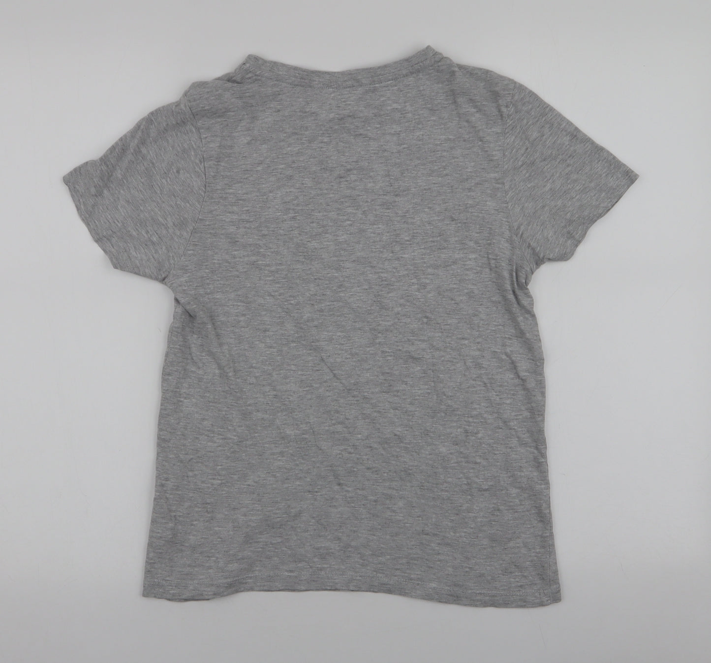 Yo Boys Grey  Cotton Jersey T-Shirt Size 12 Years Round Neck Pullover