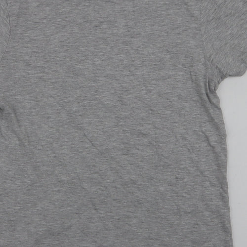 Yo Boys Grey  Cotton Jersey T-Shirt Size 12 Years Round Neck Pullover
