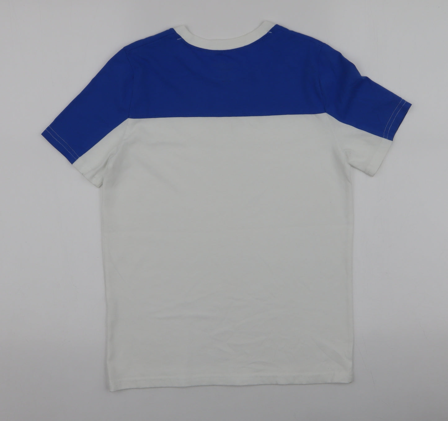 Abercrombie & Fitch Boys White  Polyester Jersey T-Shirt Size 11-12 Years Round Neck Pullover