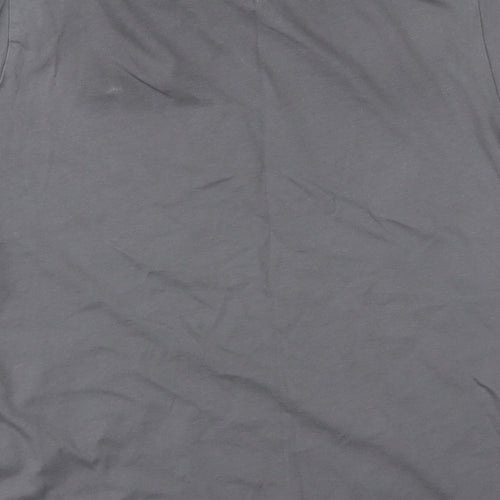 Primark Womens Grey  100% Cotton Jersey T-Shirt Size S Round Neck - Believe in yourself