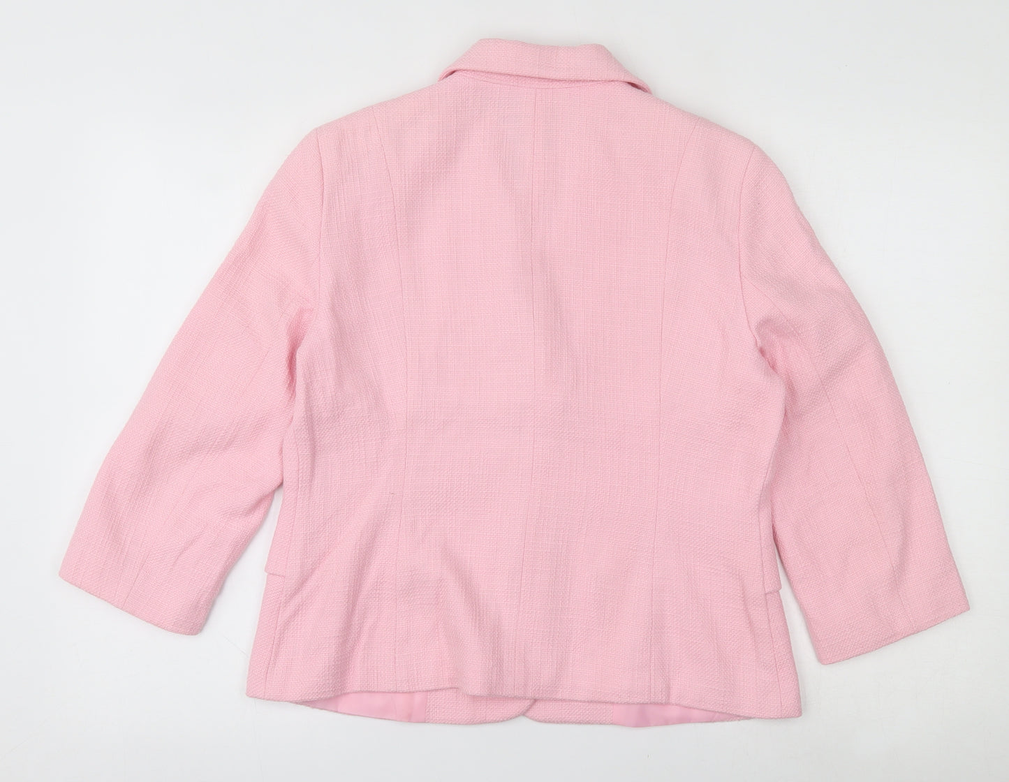 Precis Womens Pink   Jacket Blazer Size 12  Button