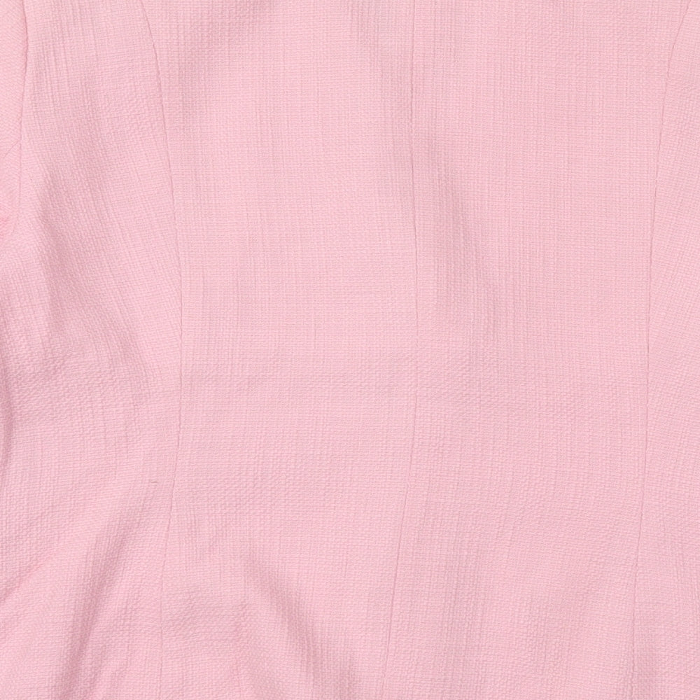 Precis Womens Pink   Jacket Blazer Size 12  Button