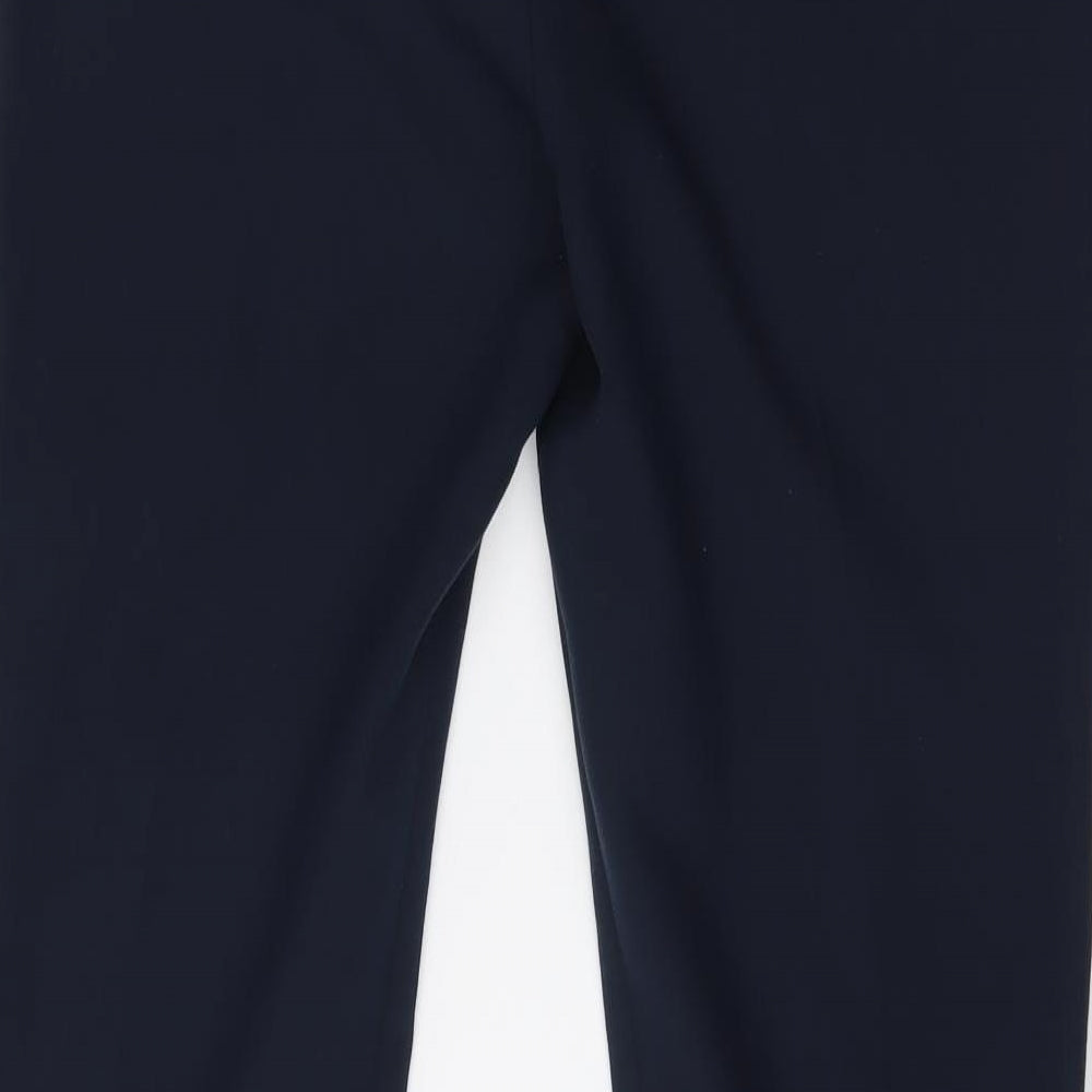 NEXT Womens Blue  Polyester Dress Pants Trousers Size 12 L32 in Regular Zip