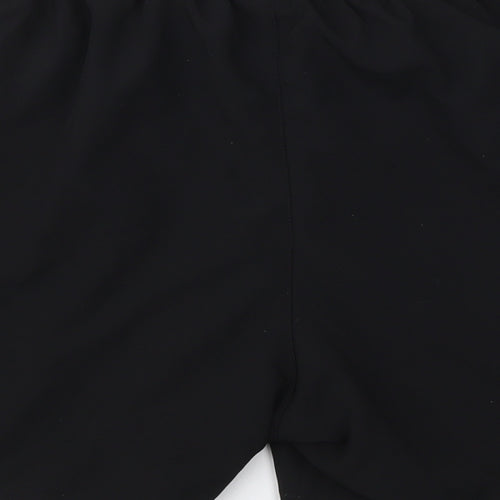 O'Neills Mens Black Striped Polyester Sweat Shorts Size M L6 in Regular Drawstring