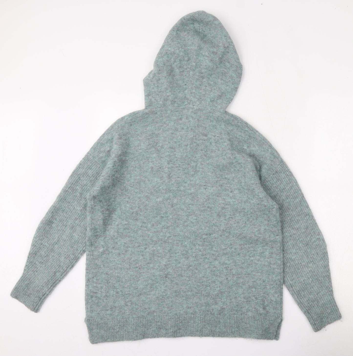 Hush Womens Blue  Wool Pullover Hoodie Size XS  Pullover