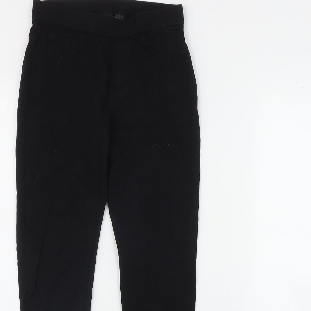 ESMARA Womens Black  Cotton Jegging Leggings Size XS L30 in