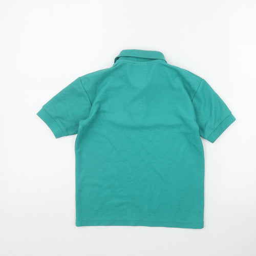 Russell Athletic Boys Green  Polyester Basic Polo Size 5-6 Years Collared Pullover