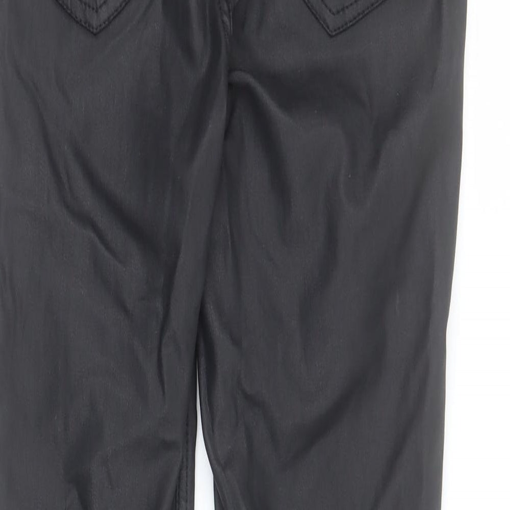 New Look Womens Black  Viscose Skinny Jeans Size 10 L25 in Regular Zip