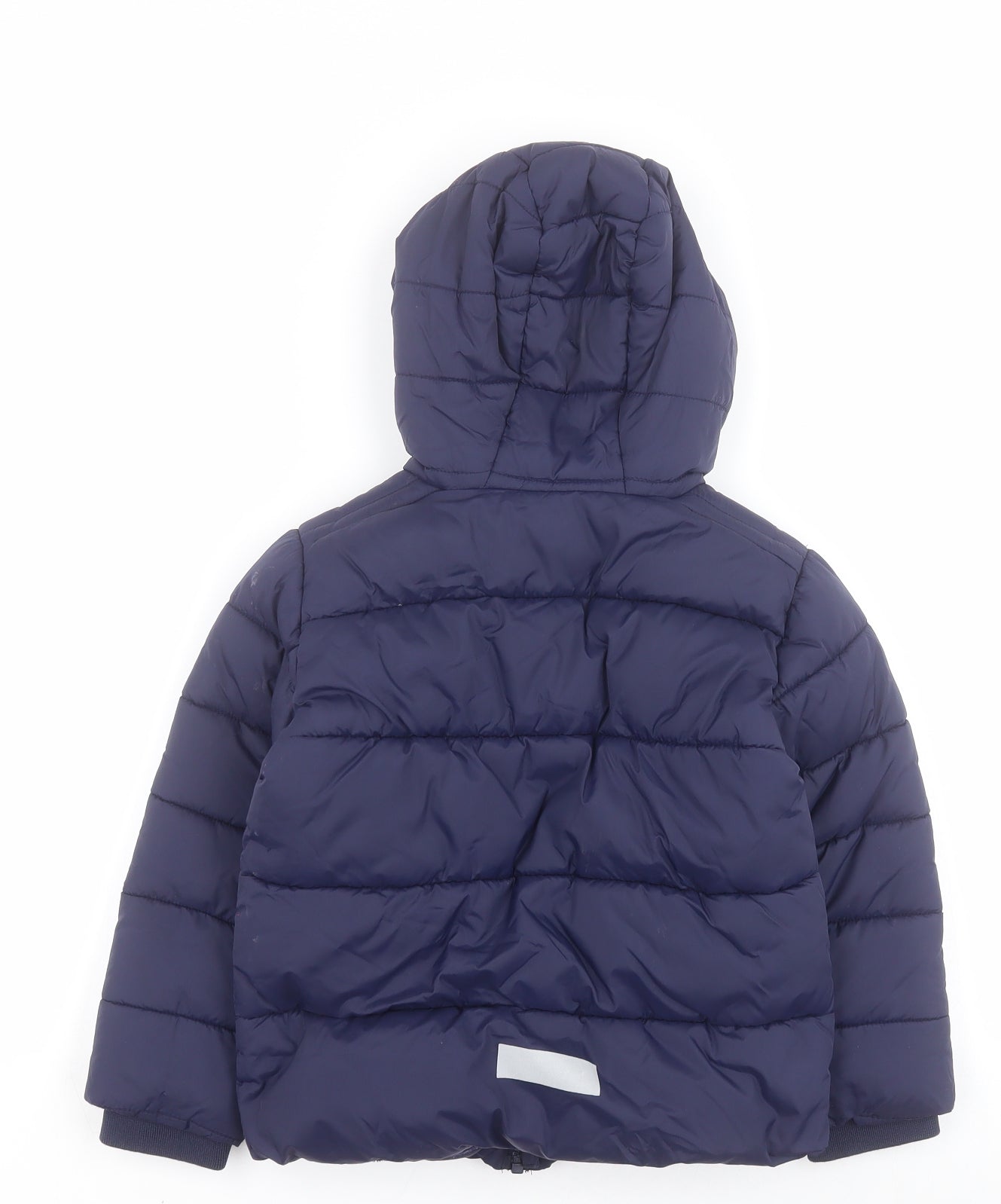 Bluezoo Boys Blue   Puffer Jacket Coat Size 4 Years  Zip