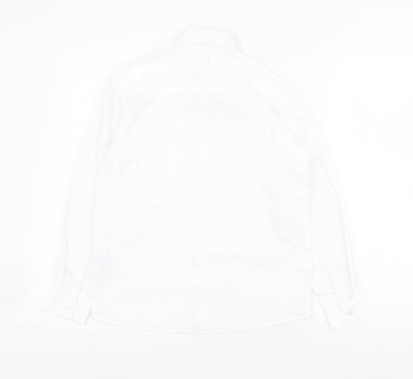 George Boys White  Polyester Basic Button-Up Size 10-11 Years Collared Button - School
