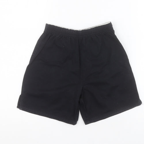 Trutex sport Boys Black  100% Cotton Sweat Shorts Size S  Regular  - School