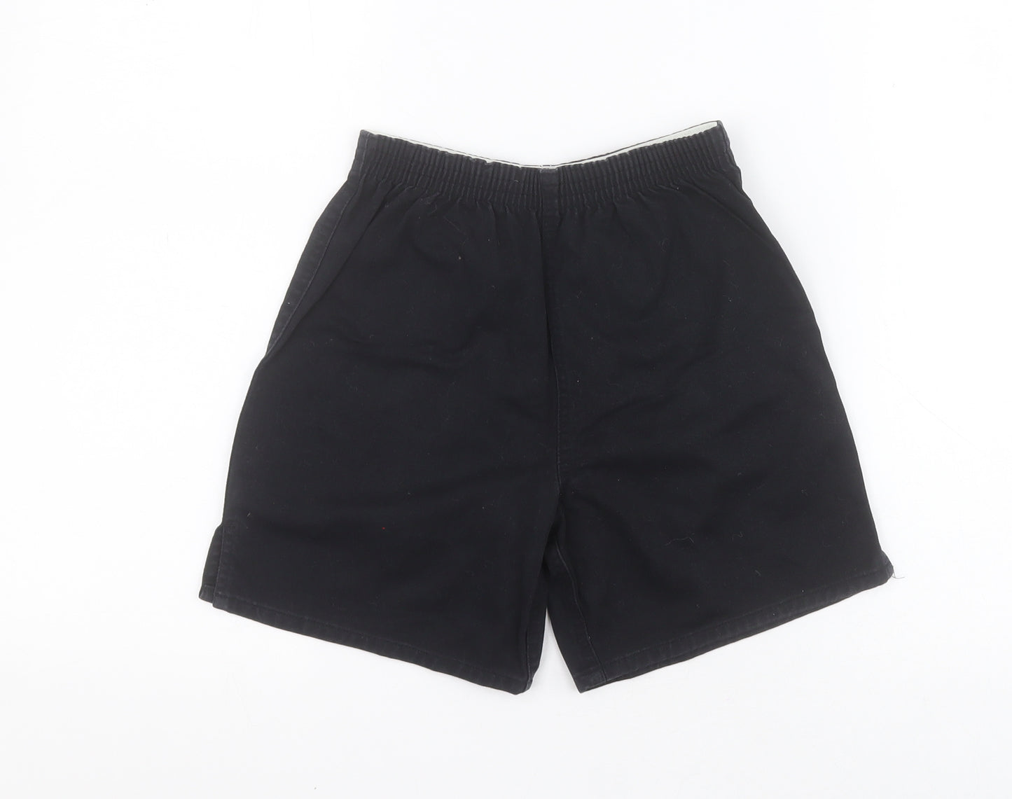 Trutex sport Boys Black  100% Cotton Sweat Shorts Size S  Regular  - School