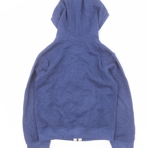 Dunnes Boys Blue  Cotton Full Zip Hoodie Size S  Zip