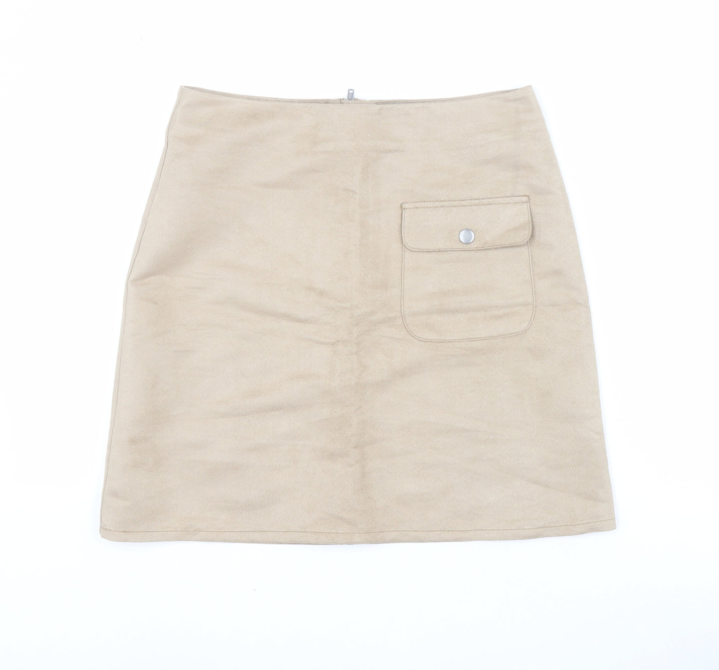 Villa Clothes Womens Beige  Polyester A-Line Set Size XS   Zip