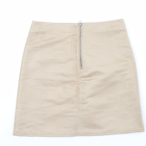 Villa Clothes Womens Beige  Polyester A-Line Set Size XS   Zip
