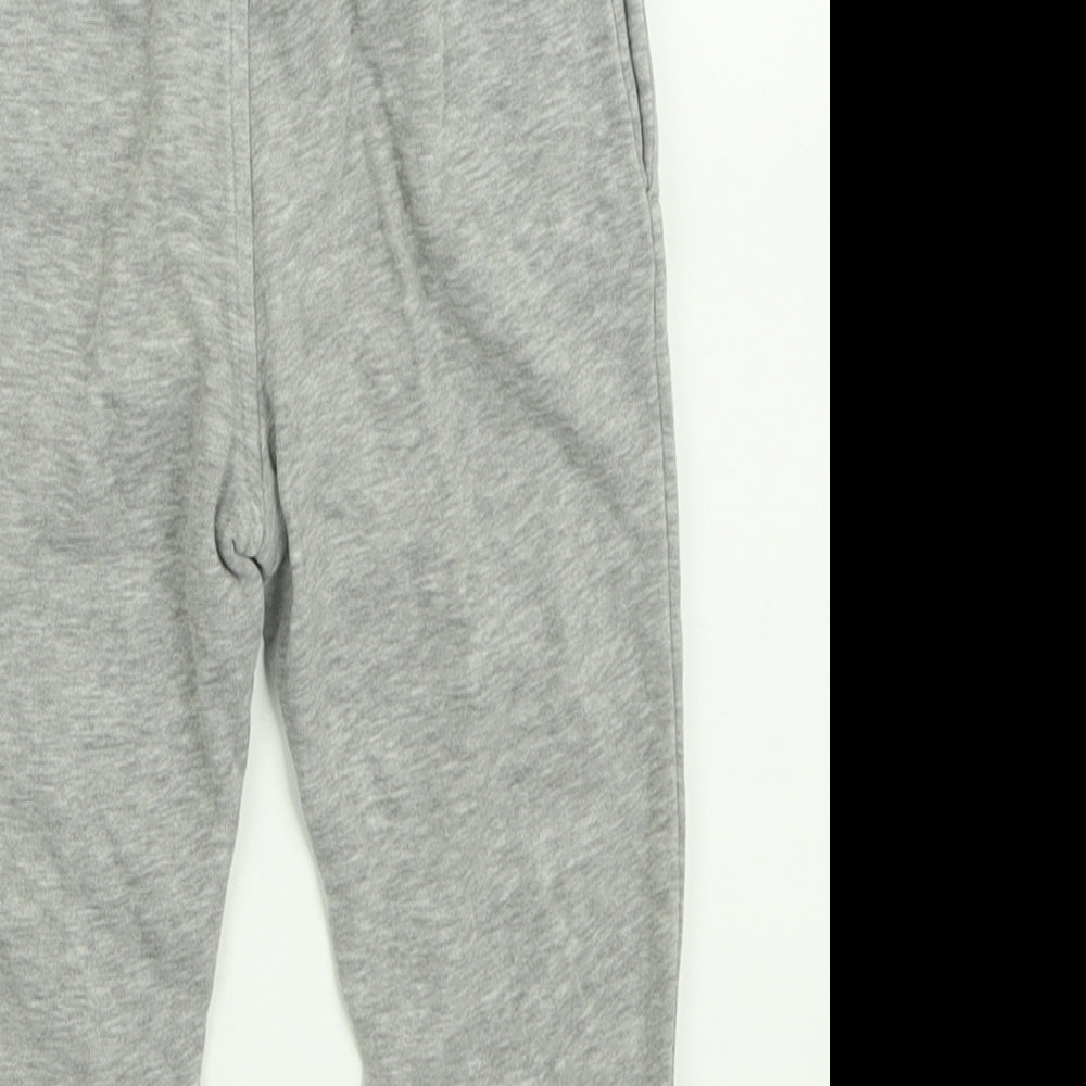 George Boys Grey  Cotton Jogger Trousers Size 12-18 Months  Tie