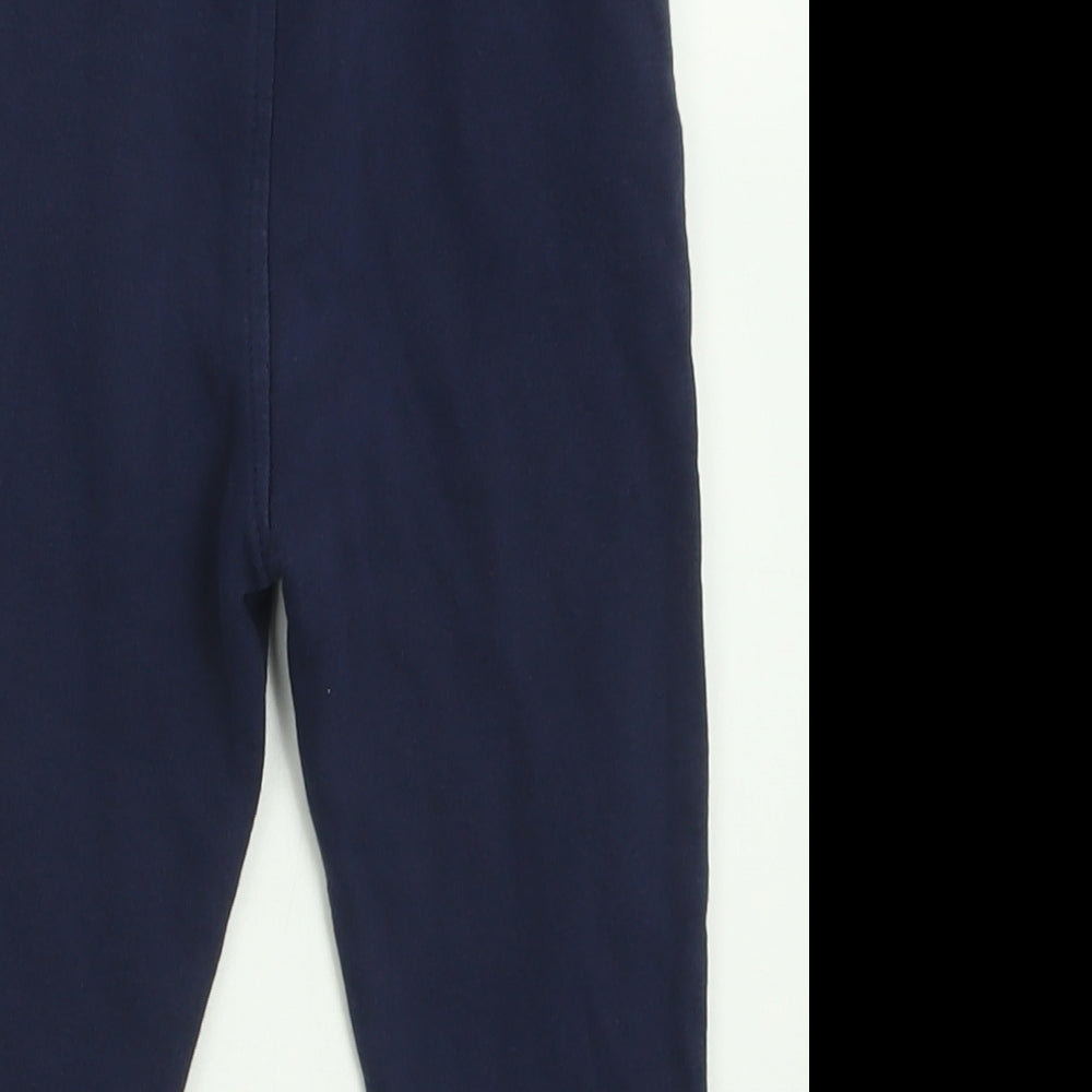 George Boys Blue  Cotton Jogger Trousers Size 2 Years  Regular Tie