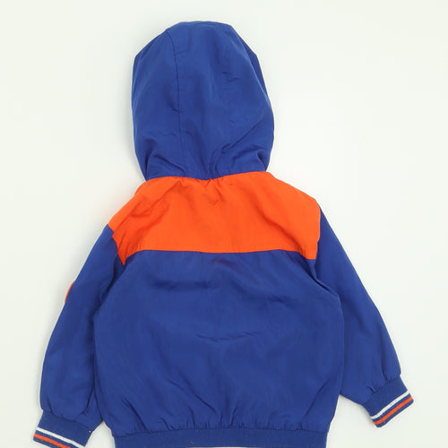 George Boys Blue   Jacket  Size 12-18 Months   Zip