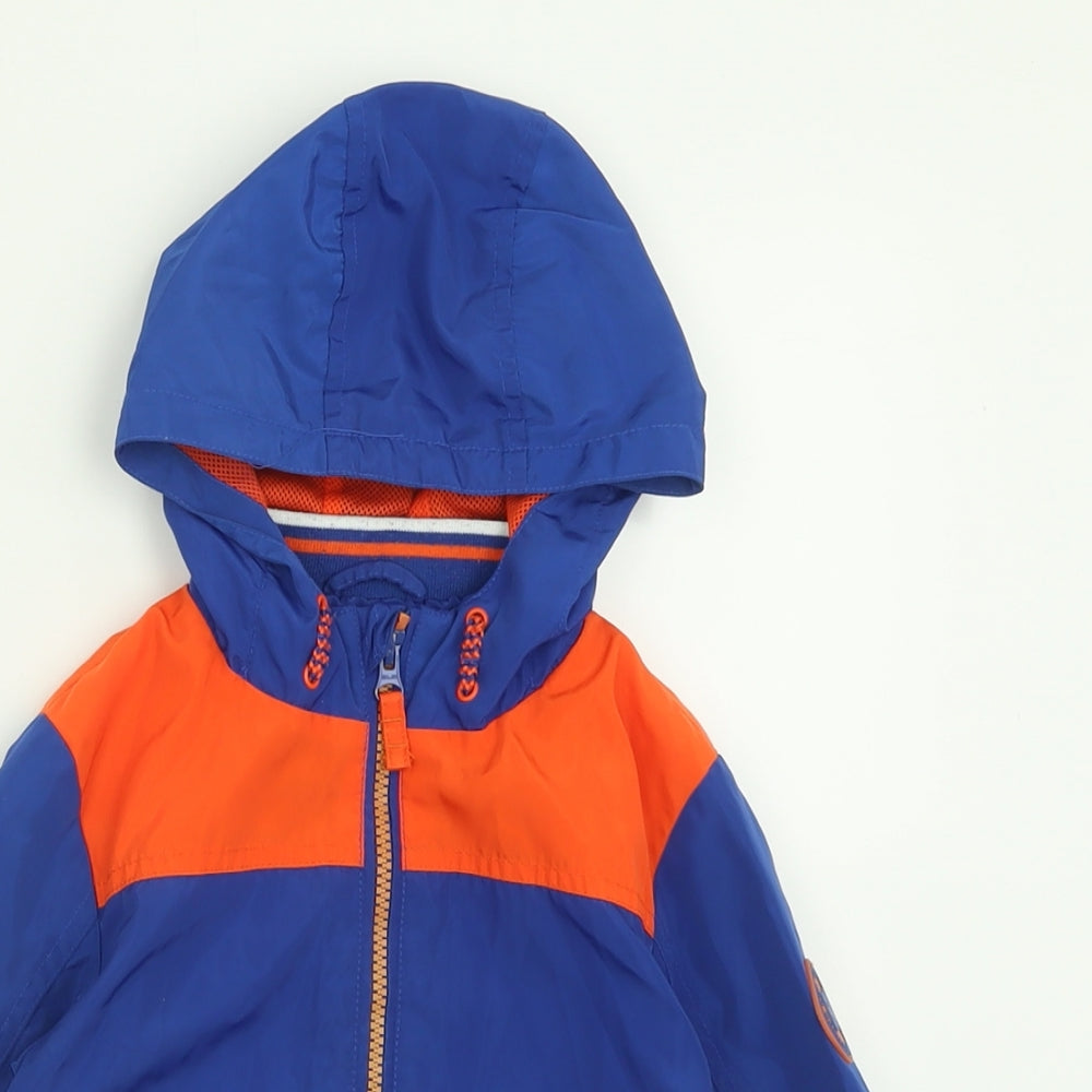 George Boys Blue   Jacket  Size 12-18 Months   Zip