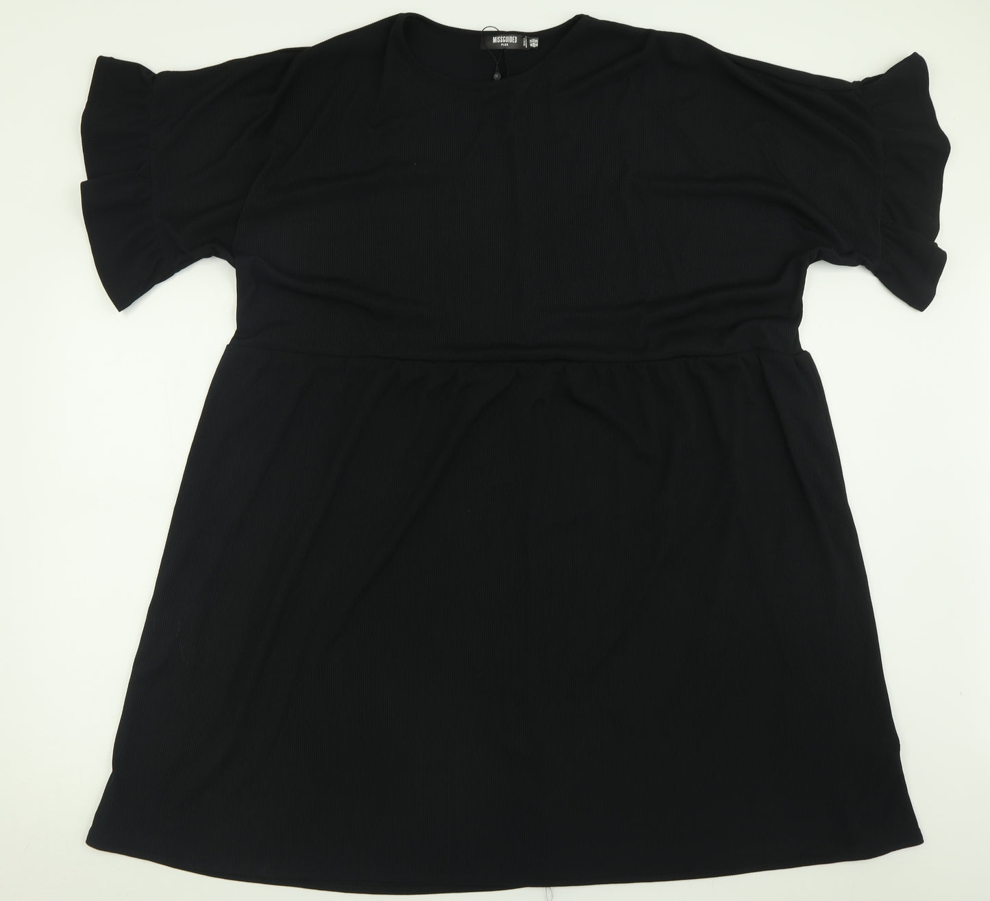 Missguided Womens Black  Polyester A-Line  Size 24  Crew Neck Pullover