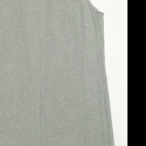 Capsule Womens Grey  Polyester Kimono Blouse Size 16 V-Neck