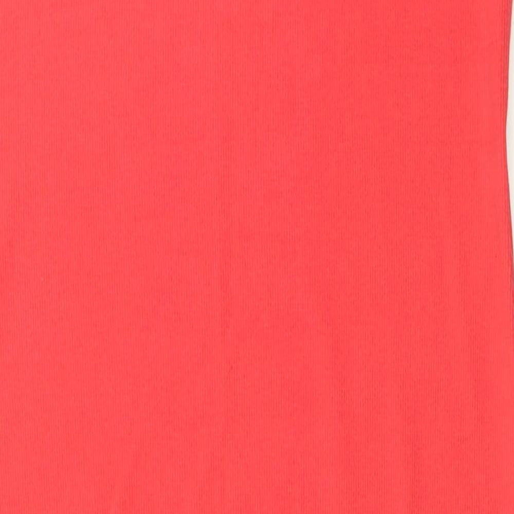 Atmosphere Womens Pink  Cotton Bodycon  Size 16  Square Neck Pullover